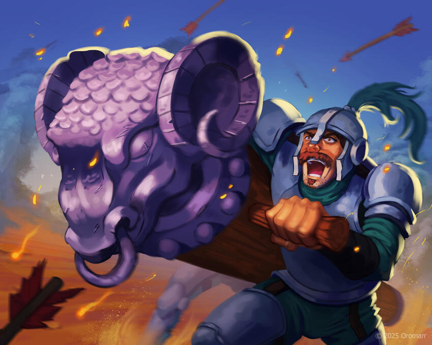 The wood elf warrior, Kaelion Ironleaf