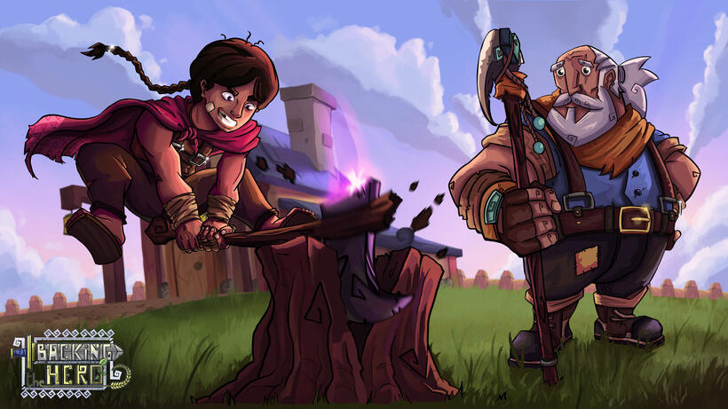 Backing the Hero - Keyart 1